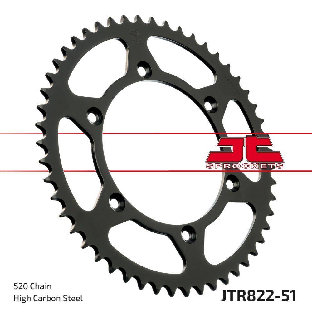 Hinterradritzel JT stahl Beta RR 525 (05-09) 51 zähne JTR822.51