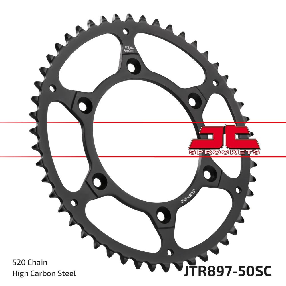 Hinterradritzel JT stahl KTM 144 SX (08) 50 zähne selbstreinigend JTR897.50SC