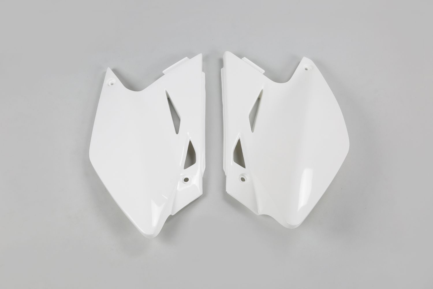 Seitliche Startnummerntafeln Kawasaki KX 450 F (06-08) weiß* KA03771-047