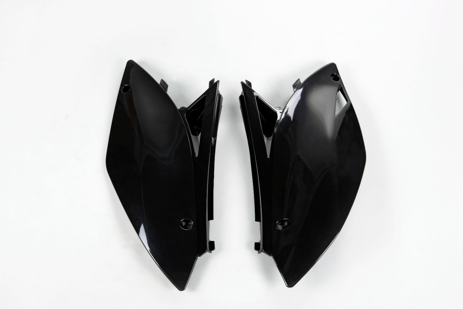 Seitliche Startnummerntafeln Kawasaki KX 450 F (09-11) schwarz KA04700-001