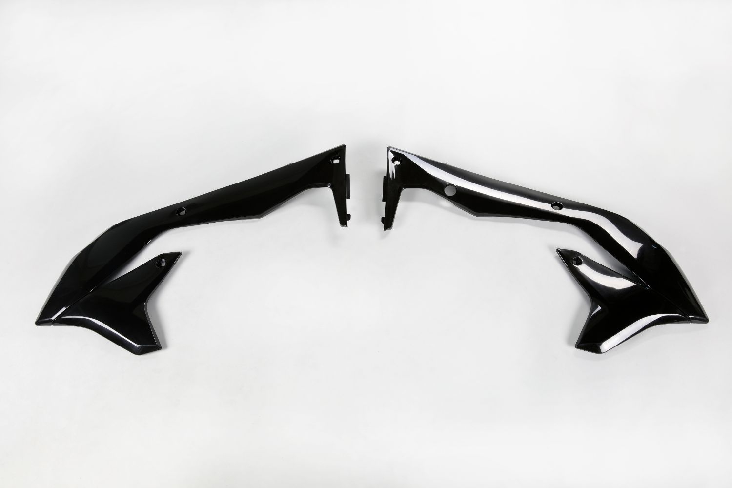 Kühlerverkleidungen Kawasaki KX 450 F (16-18) schwarz KA04736-001