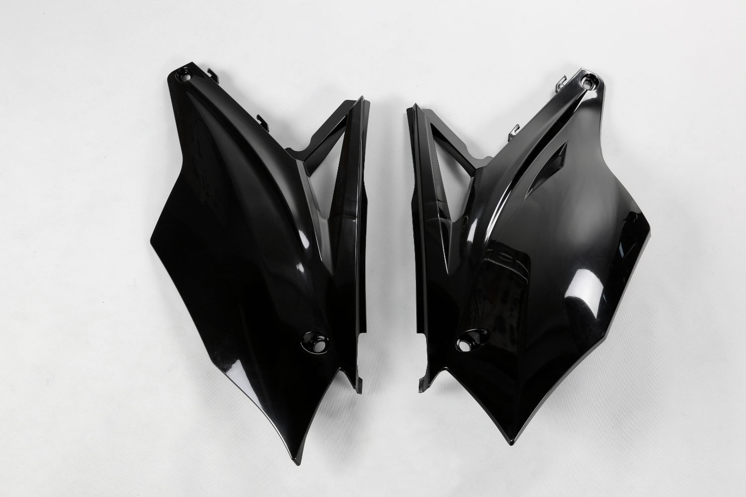 Seitliche Startnummerntafeln Kawasaki KX 450 F (16-18) schwarz KA04737-001