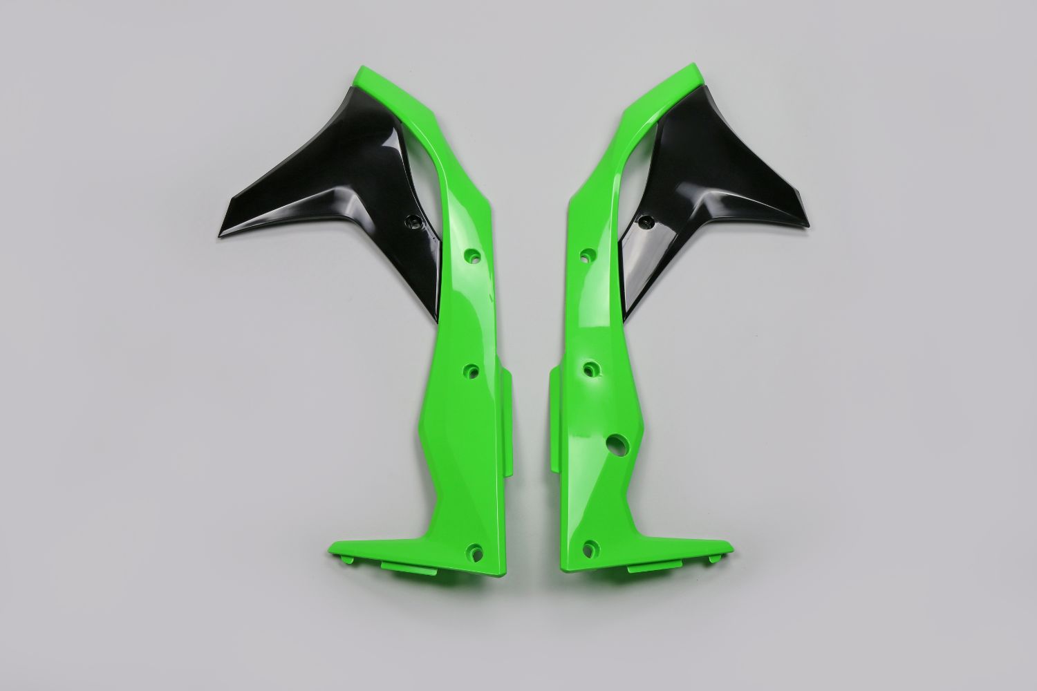 Kühlerverkleidungen Kawasaki KX 250 F (17-20) grün und schwarz* KA04747-999