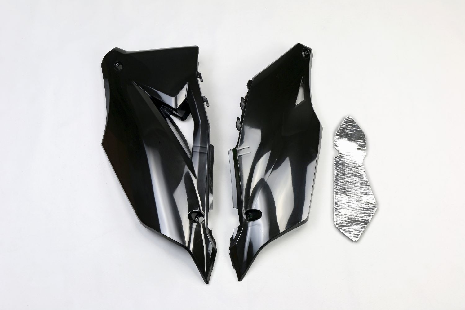 Seitliche Startnummerntafeln Kawasaki KX 450 F (19-23) schwarz KA04752-001