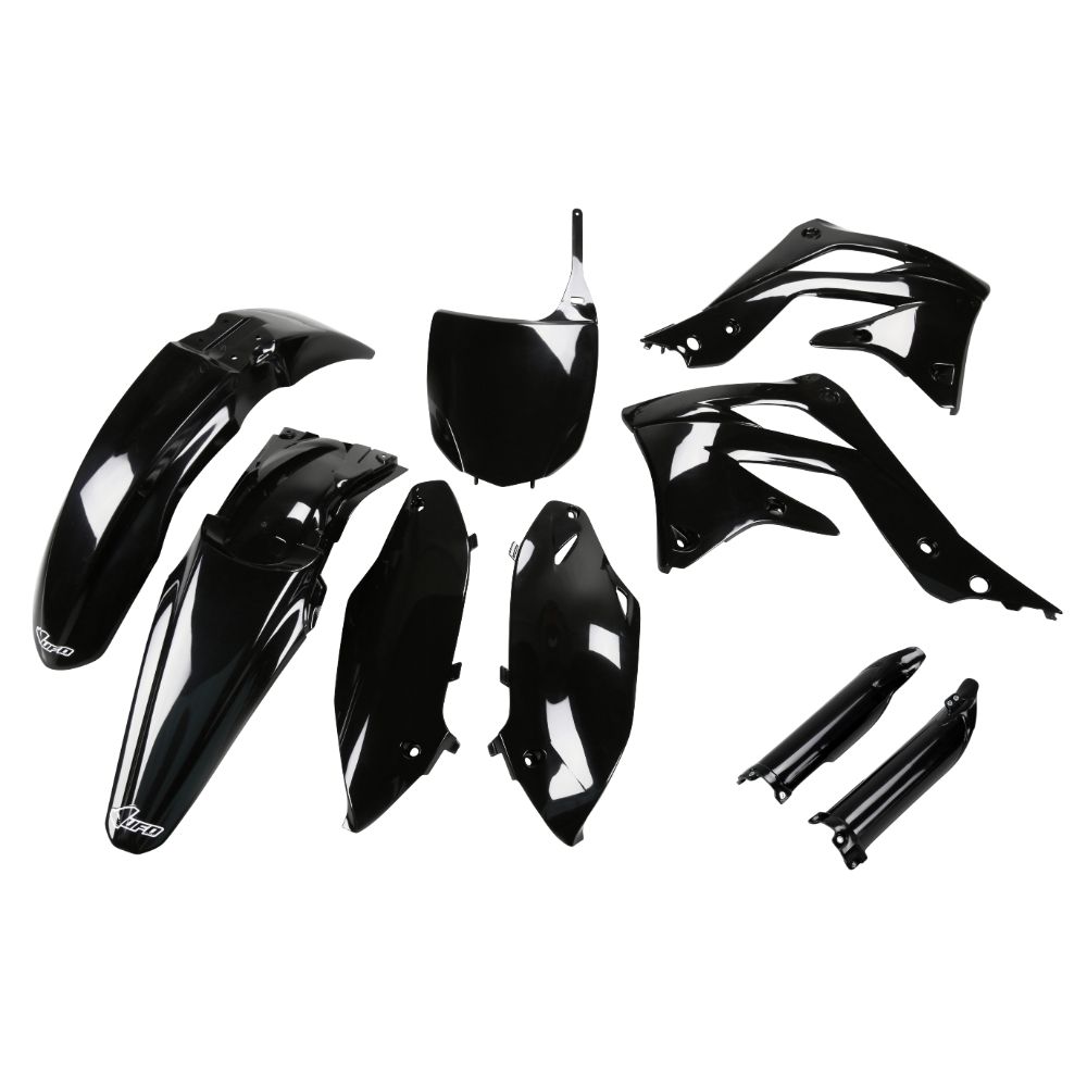Kunststoff-Kit Kawasaki KX 450 F (12) - farbe schwarz KAKIT217F-001