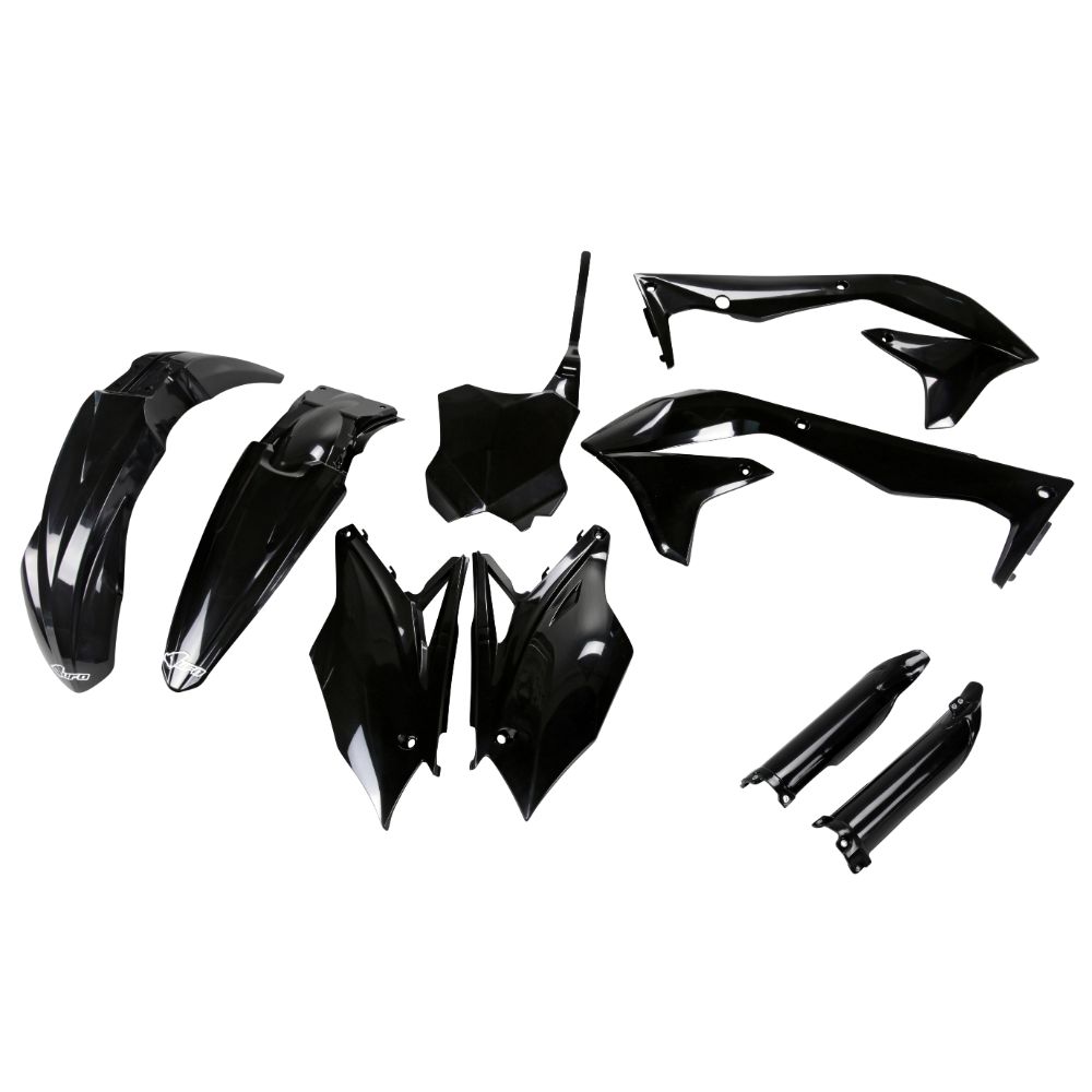 Kunststoff-Kit Kawasaki KX 450 F (16-17) - farbe schwarz KAKIT223F-001