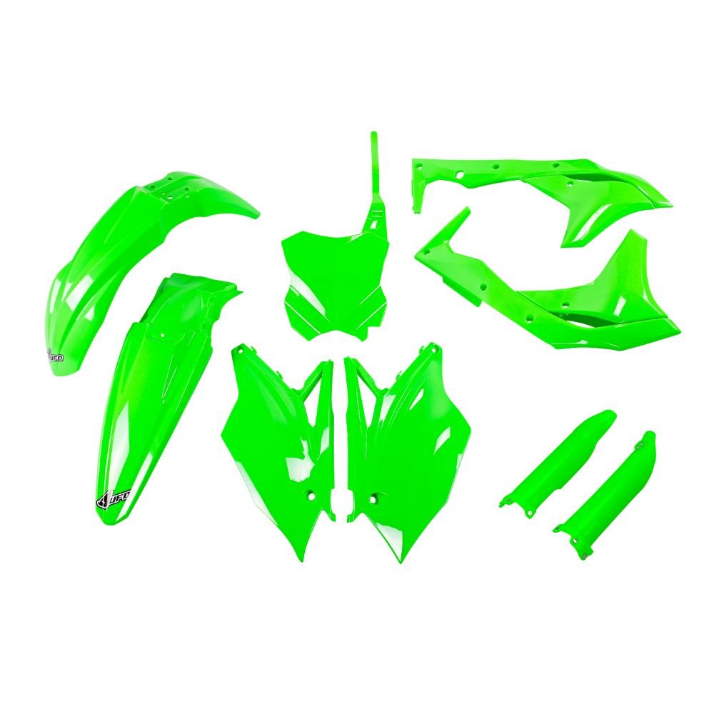 Kunststoff-Kit Kawasaki KX 250 F (18-20) - farbe neongrün KAKIT225F-AFLU
