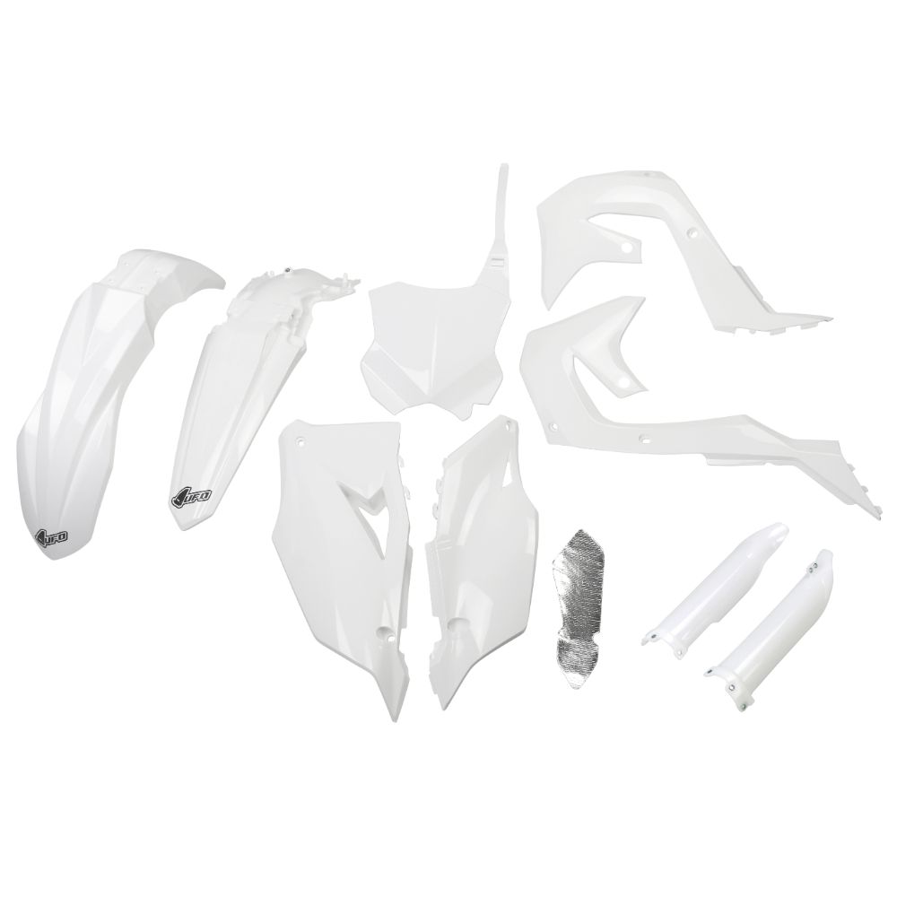 Kunststoff-Kit Kawasaki KX 250 F (21-24) - farbe weiß KAKIT227F-047