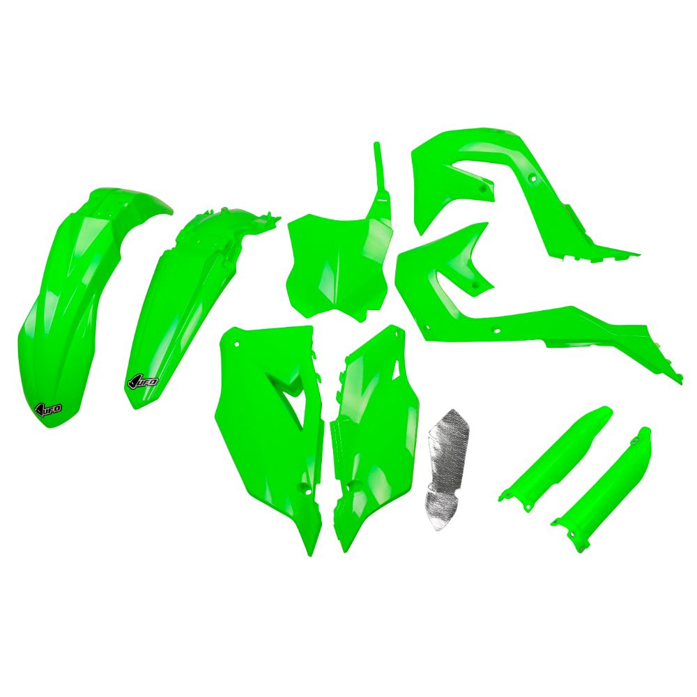 Kunststoff-Kit Kawasaki KX 450 F (19-23) - farbe neongrün KAKIT227F-AFLU
