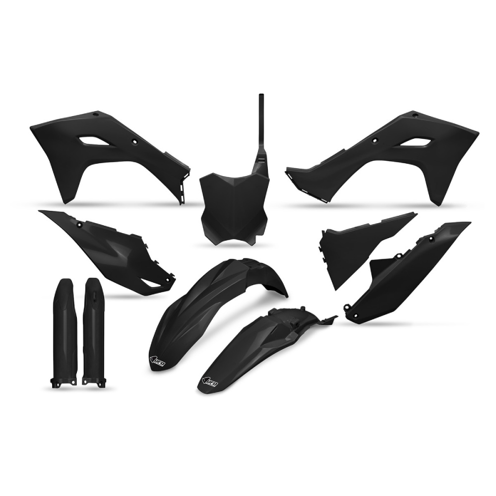 Kunststoff-Kit Kawasaki KX 250 F (25-26) - farbe schwarz KAKIT231F-001