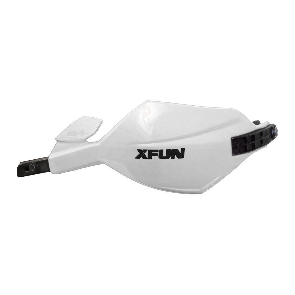 Paar geschlossene Handschützer XFun Shield 2.0 für 28,6 mm Lenker weiß Paar geschlossene Handschützer XFun Shield 2.0 für 28,6 mm Lenker weiß