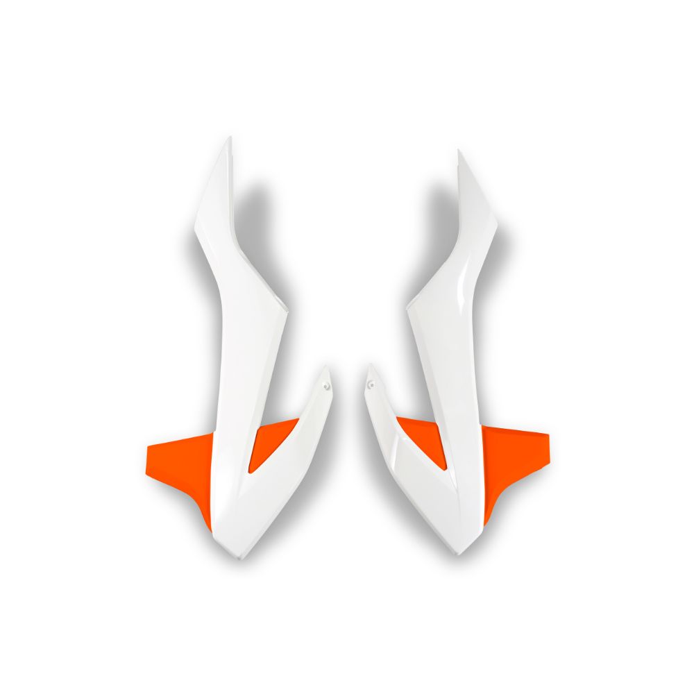 Kühlerverkleidungen KTM 85 SX (18-24) weiß und orange* KT04085-999W