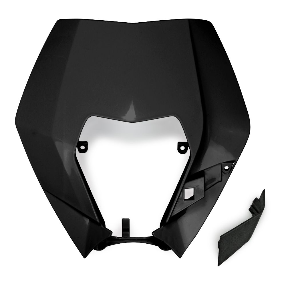 Scheinwerfermaske vorne KTM 125 EXC (09-13) schwarz KT04090-001