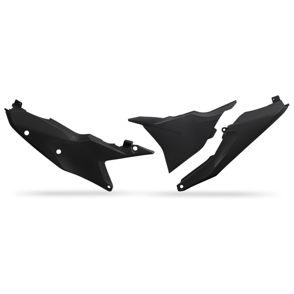 Seitliche Startnummerntafeln KTM 125 SX (23-26) schwarz KT05012-001
