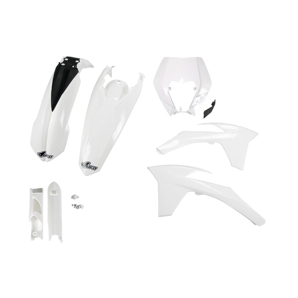 Kunststoff-Kit KTM 200 EXC (12-13) - farbe weiß KTKIT521F-047
