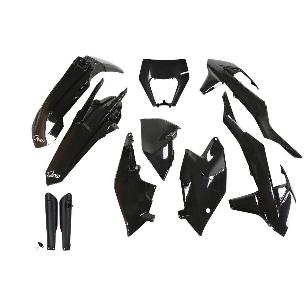 Kunststoff-Kit KTM 350 EXC-F (17-19) - farbe schwarz KTKIT523F-001