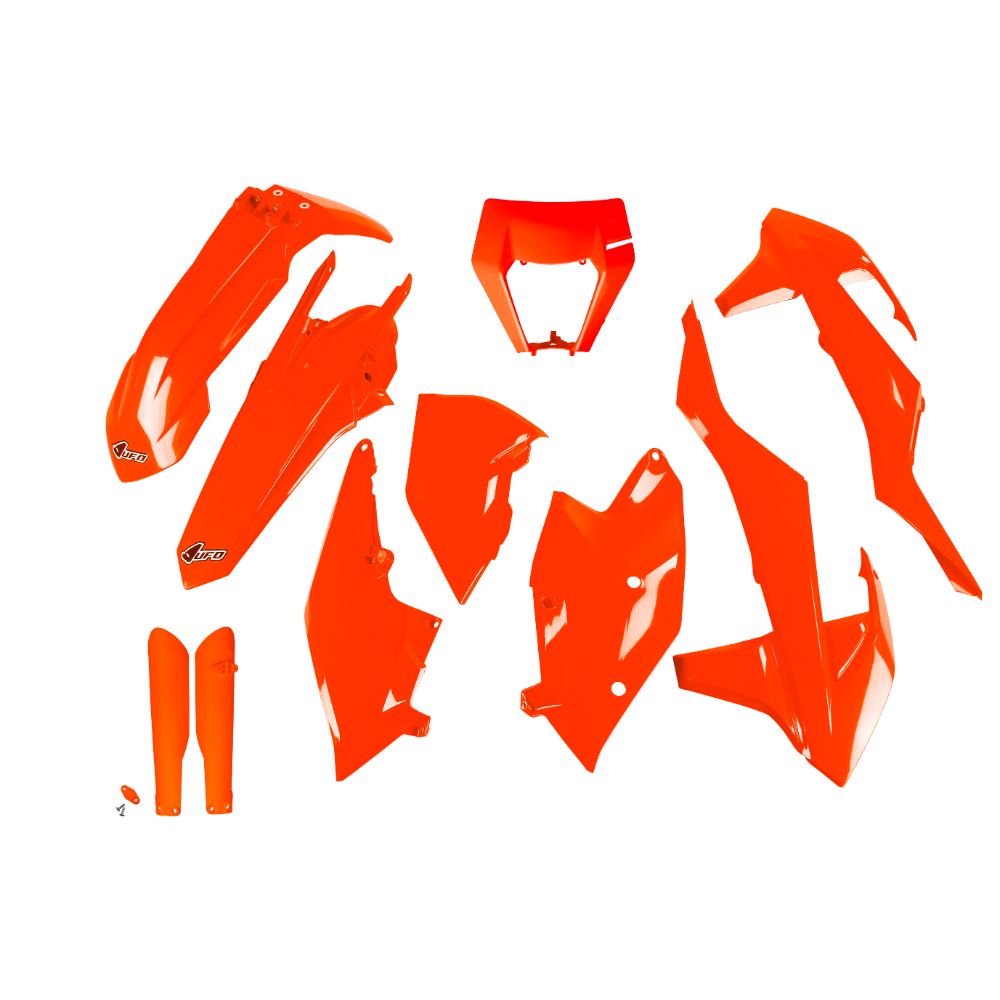 Kunststoff-Kit KTM 450 EXC-F (17-19) - farbe neonorange KTKIT523F-FFLU