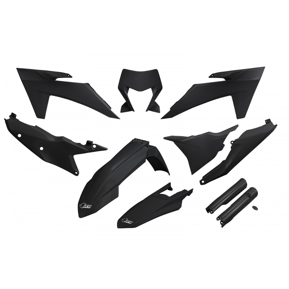 Kunststoff-Kit KTM 250 EXC (24-25) - farbe schwarz KTKIT530F-001