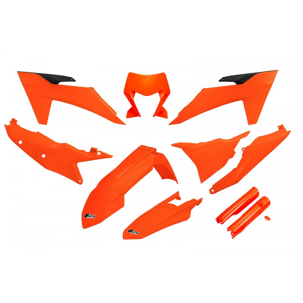 Kunststoff-Kit KTM 150 EXC (24-25) - farbe neonorange KTKIT530F-FFLU