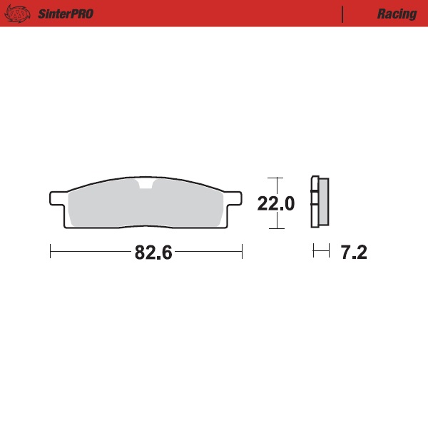 Bremsbeläge Moto Master Yamaha YZ 65 (18-25) vorne racing MM-091211