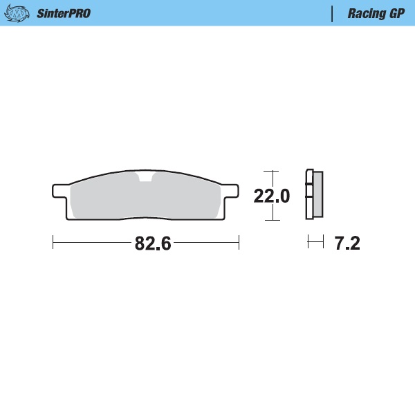 Bremsbeläge Moto Master Yamaha YZ 65 (18-25) vorne GP MM-091212