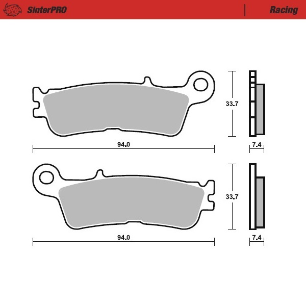 Bremsbeläge Moto Master Fantic 250 XEF (23-25) vorne racing MM-099811