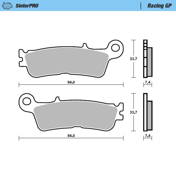 Bremsbeläge Moto Master Yamaha YZ 450 F (20-25) vorne GP MM-099812