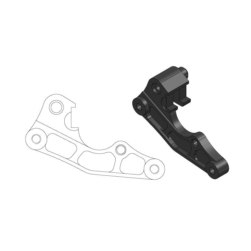 Distanzstück Yamaha YZ 250 F (05-06) vorne 270 mm - Moto Master MM-211049