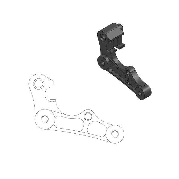 Distanzstück Fantic 250 XXF (22-25) vorne 270 mm - Moto Master MM-211050