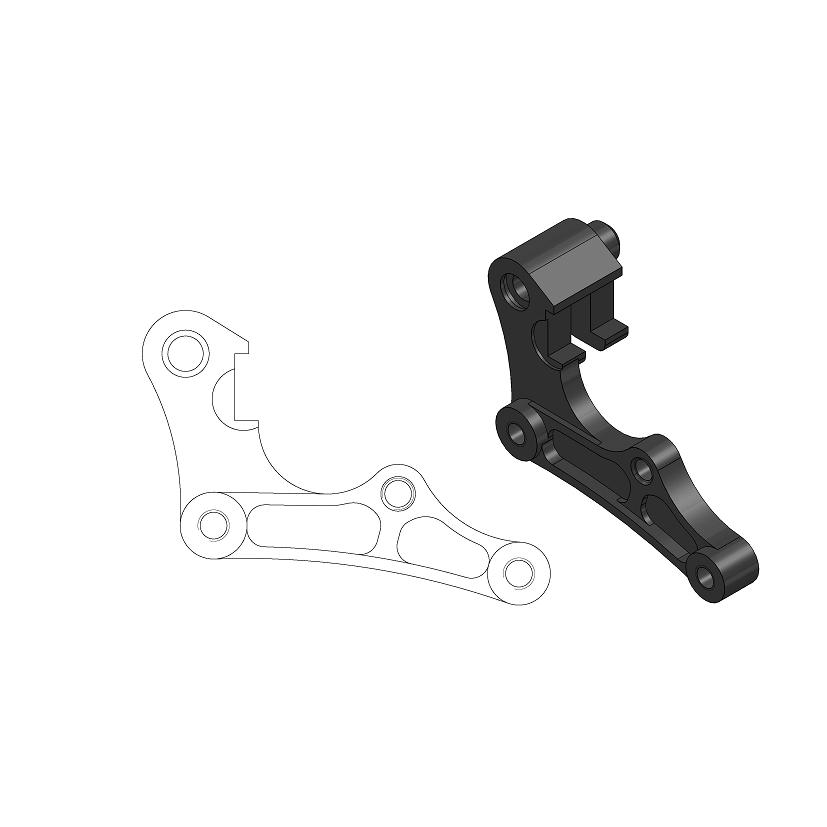 Distanzstück Honda CRF 250 X (04-17) vorne 270 mm - Moto Master MM-211053