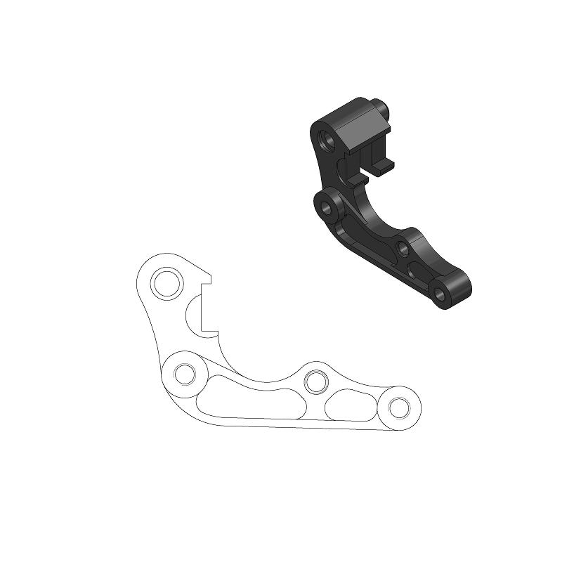 Distanzstück Honda CRF 250 R (15-18) vorne 270 mm - Moto Master MM-211067