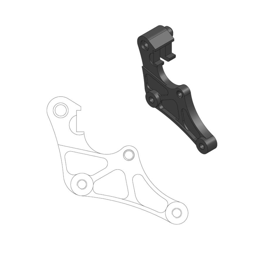 Distanzstück Fantic 250 XEF (21-25) vorne 320 mm - Moto Master MM-211074