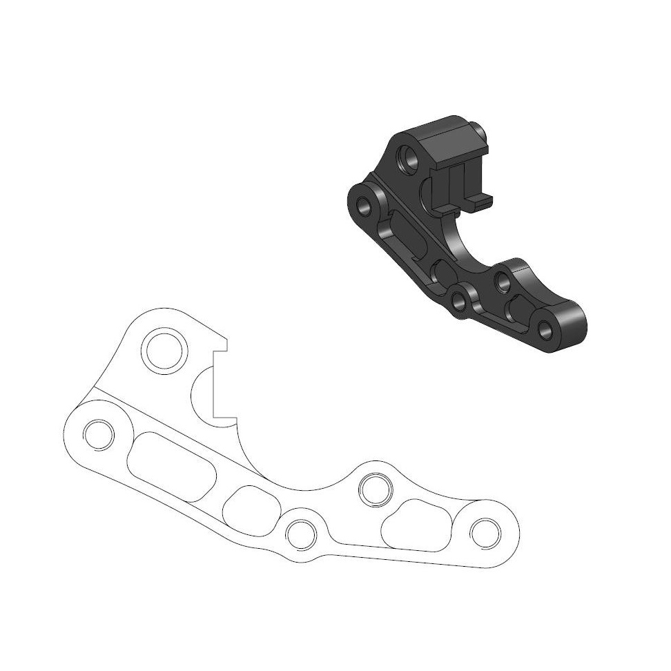 Distanzstück Beta RR 480 (15-25) vorne 270 mm - Moto Master MM-211079