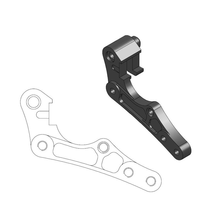Distanzstück Sherco 250 SE-R (14-23) vorne 270 mm - Moto Master MM-211080
