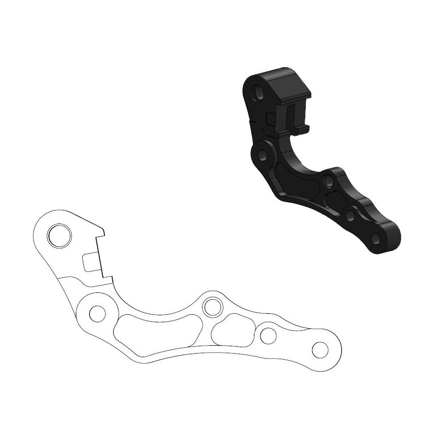 Distanzstück Gasgas 350 EC-F (21-23) vorne 270 mm - Moto Master MM-211125
