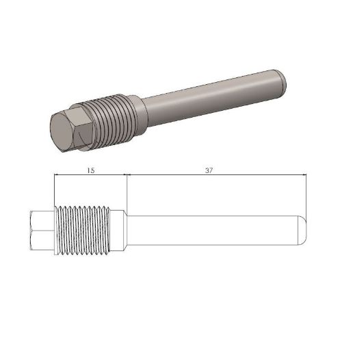 Bremssattelbolzen Beta RR 200 (19-26) vorne Moto Master MM-213019