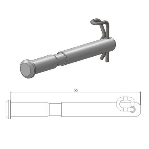 Bremssattelbolzen Husqvarna 250 TE (18-21) vorne Moto Master MM-213066
