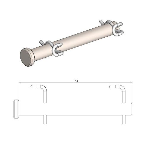 Bremssattelbolzen Husqvarna 85 TC (21-25) vorne Moto Master MM-213077