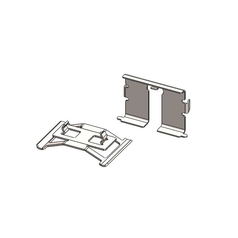 Bremsbelag-Halteclip Husaberg 125 TE (12-14) hinten + blechplatte MM-213096