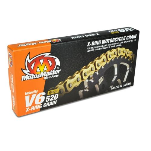 Antriebskette MM Kettenteilung 520 V6 cross-enduro professionell mit X-RING 120 kette MM-652003