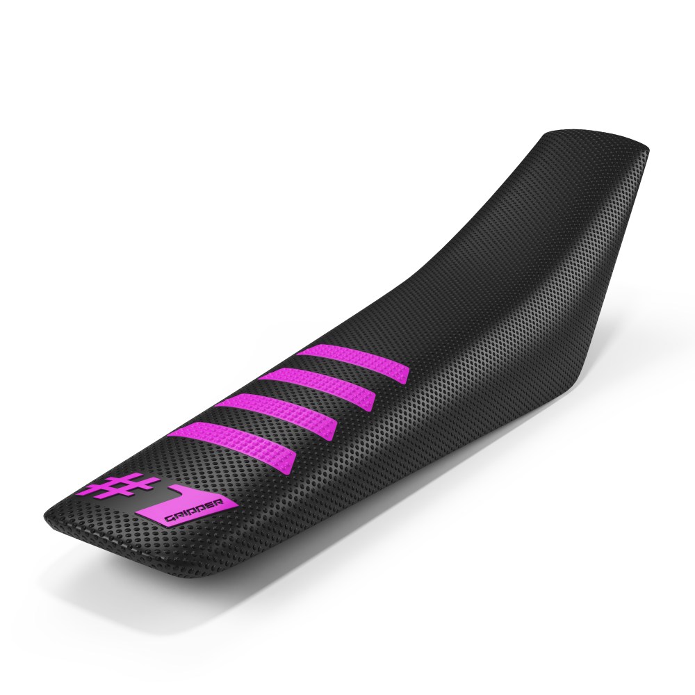 Universeller Sitzbezug Onegripper - Ribbed schwarz und rosa