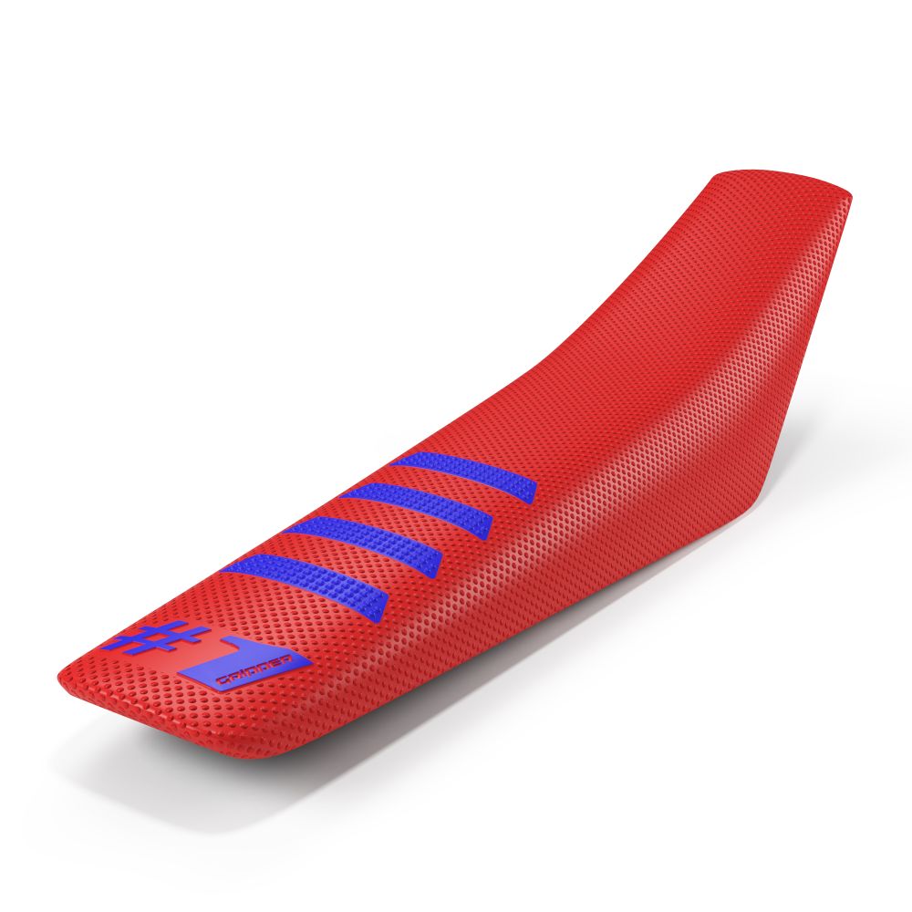 Universeller Sitzbezug Onegripper - Ribbed rot und blau