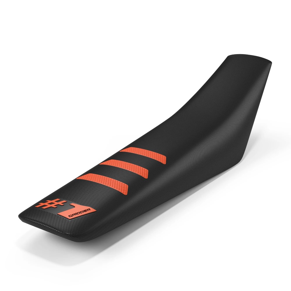 Universeller Sitzbezug Onegripper - Light Rib schwarz und orange
