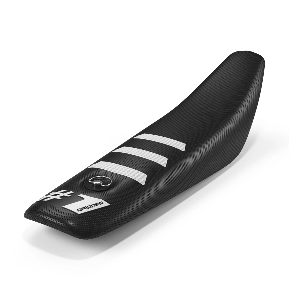 Universeller Sitzbezug Onegripper - Mini Light Rib schwarz und weiß