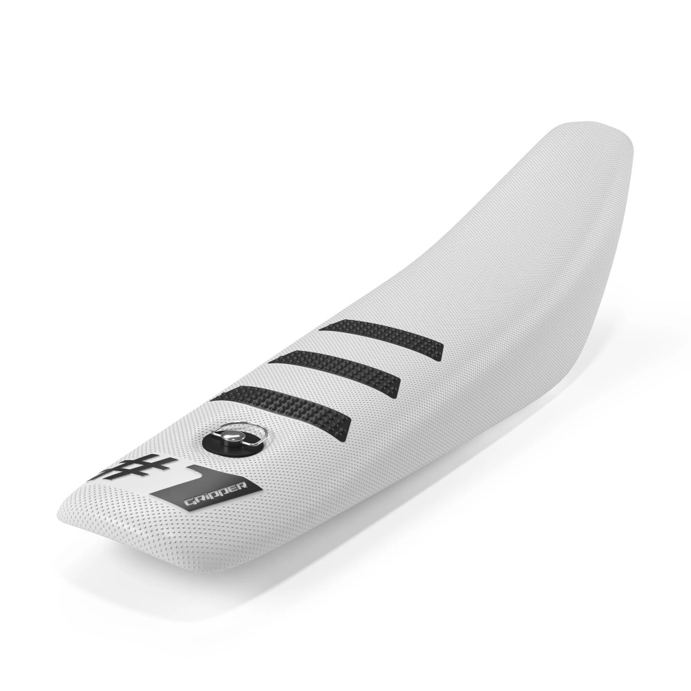Universeller Sitzbezug Onegripper - Mini Light Rib weiß und schwarz