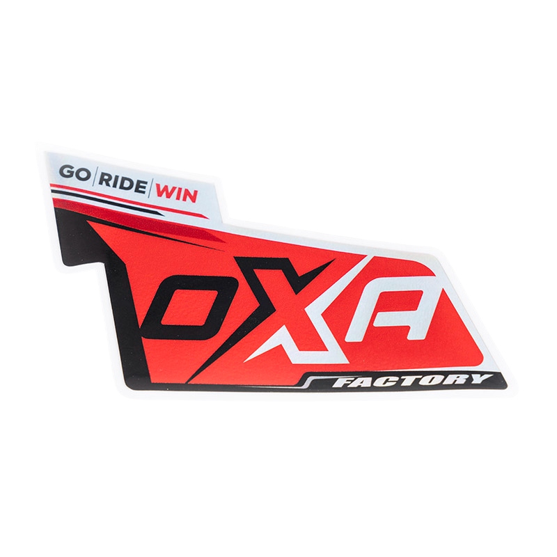 Schalldämpfer-Aufkleberlogo OXA Black Edition Schalldämpfer-Aufkleberlogo OXA Black Edition