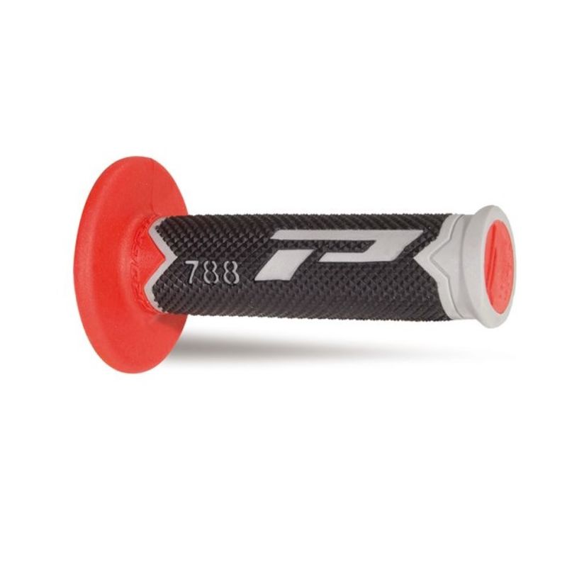 Griffpaar Pro Grip 788 - grau schwarz rot Griffpaar Pro Grip 788 - grau schwarz rot