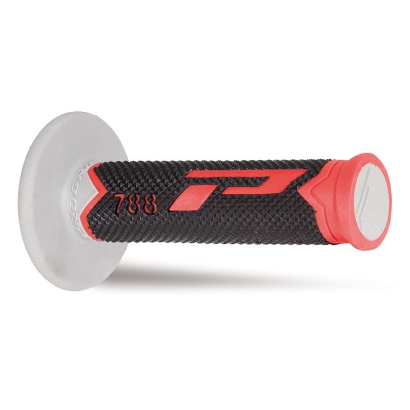Griffpaar Pro Grip 788 - rot schwarz grau Griffpaar Pro Grip 788 - rot schwarz grau