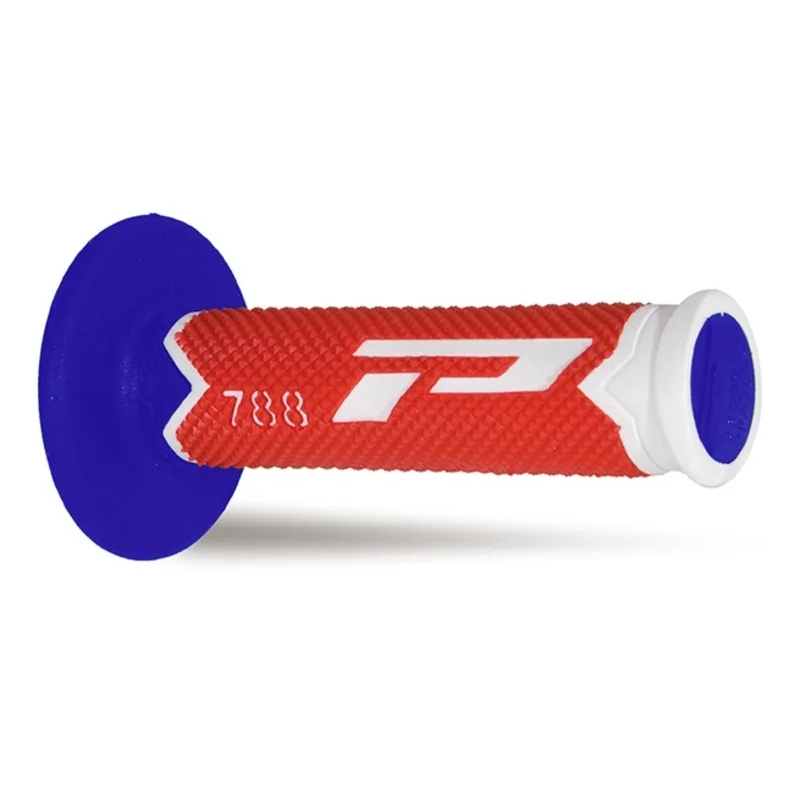 Griffpaar Pro Grip 788 - weiß rot blau Griffpaar Pro Grip 788 - weiß rot blau