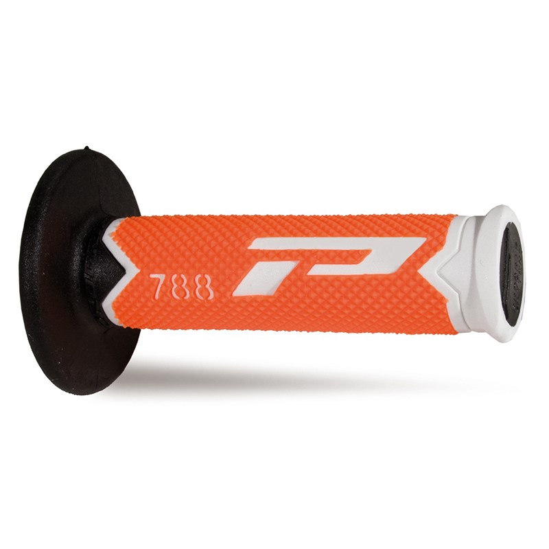Griffpaar Pro Grip 788 - weiß neonorange schwarz Griffpaar Pro Grip 788 - weiß neonorange schwarz